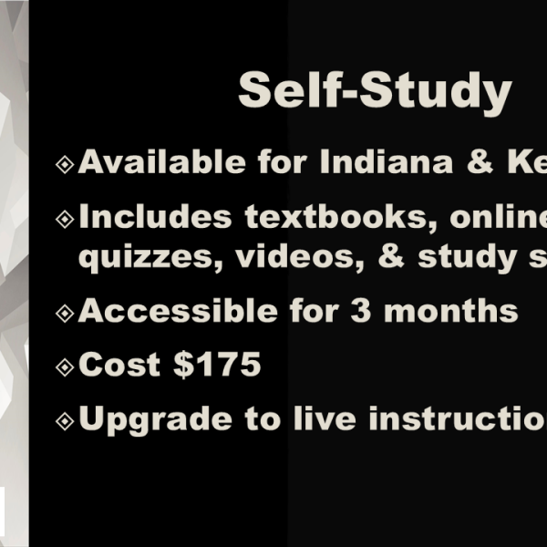 Self-Study Pre-Licensing